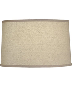 14x15x9 Natural Bombay Drum Hardback Lampshade