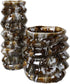 Cuoco Glazed Brown Vases, Set of 2