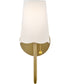 Bliss 1-Light Medium Single Light Sconce in Lacquered Brass