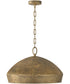 Savari 1-Light Pendant Artisan Gold