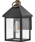 Rhett 1-Light Small Wall Mount in Black