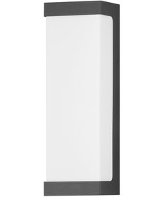 Tunnel 15-16 inch LED Outdoor Sconce Black