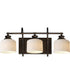 Bisque 3-Light Bath Vanity Oil Rubbed Bronze