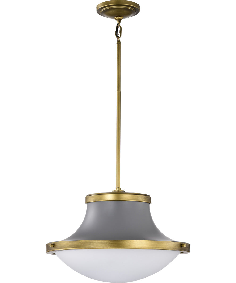 Lafayette 3-Light Pendant Matte Gray
