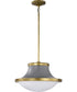 Lafayette 3-Light Pendant Matte Gray