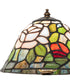 12" High Tiffany Rosebush Cherub Accent Lamp
