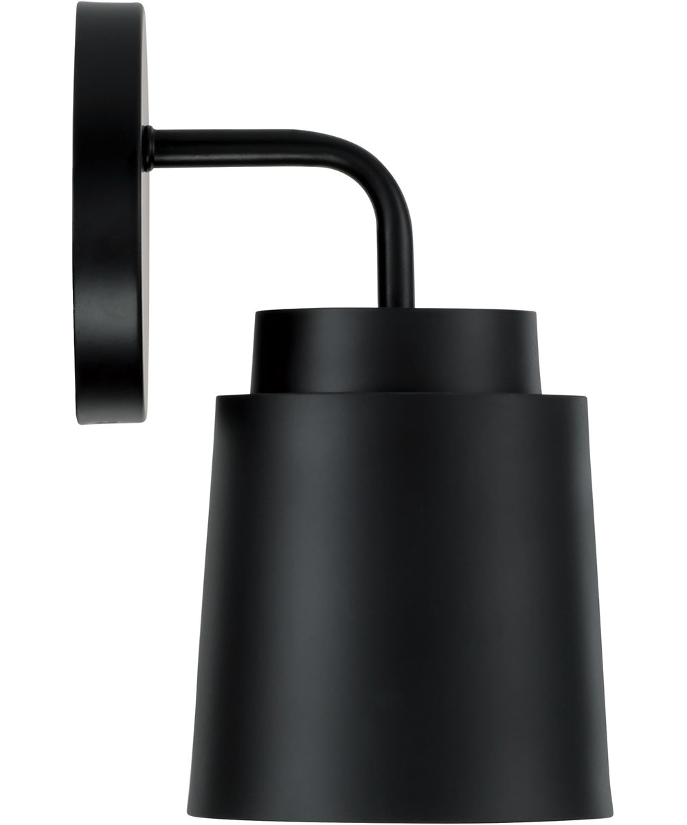 Pratt 1-Light Sconce Matte Black