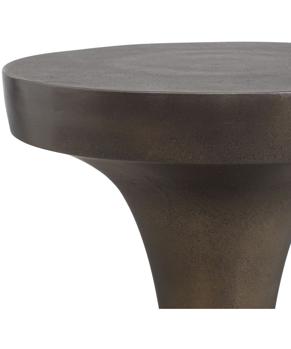Miko Indoor-Outdoor Bronze Drink Table
