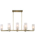 Mistie 8 Light Linear Chandelier