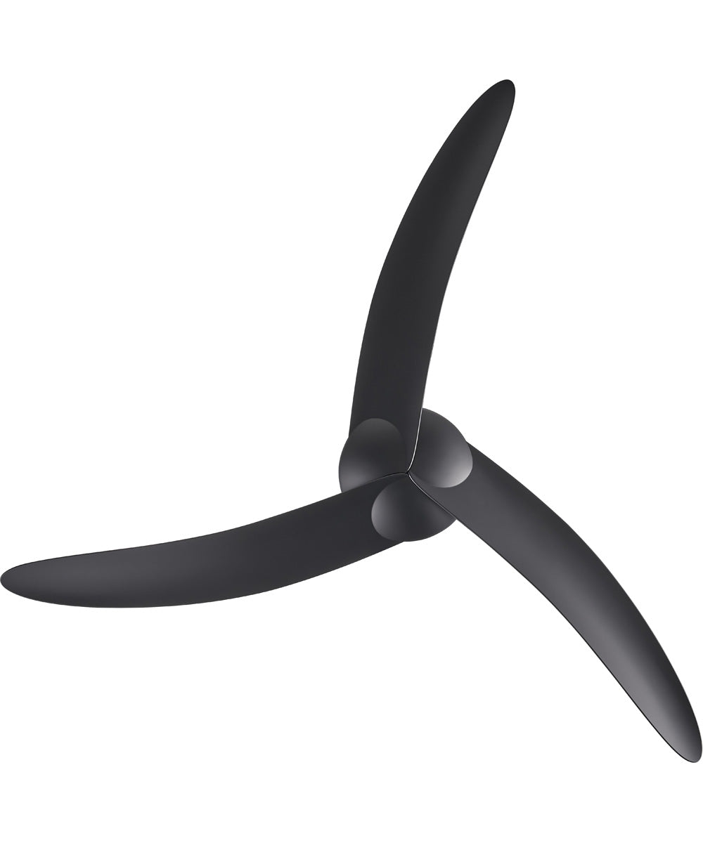 Nirra 52-in. 3-Blade Modern Ceiling Fan Matte Black