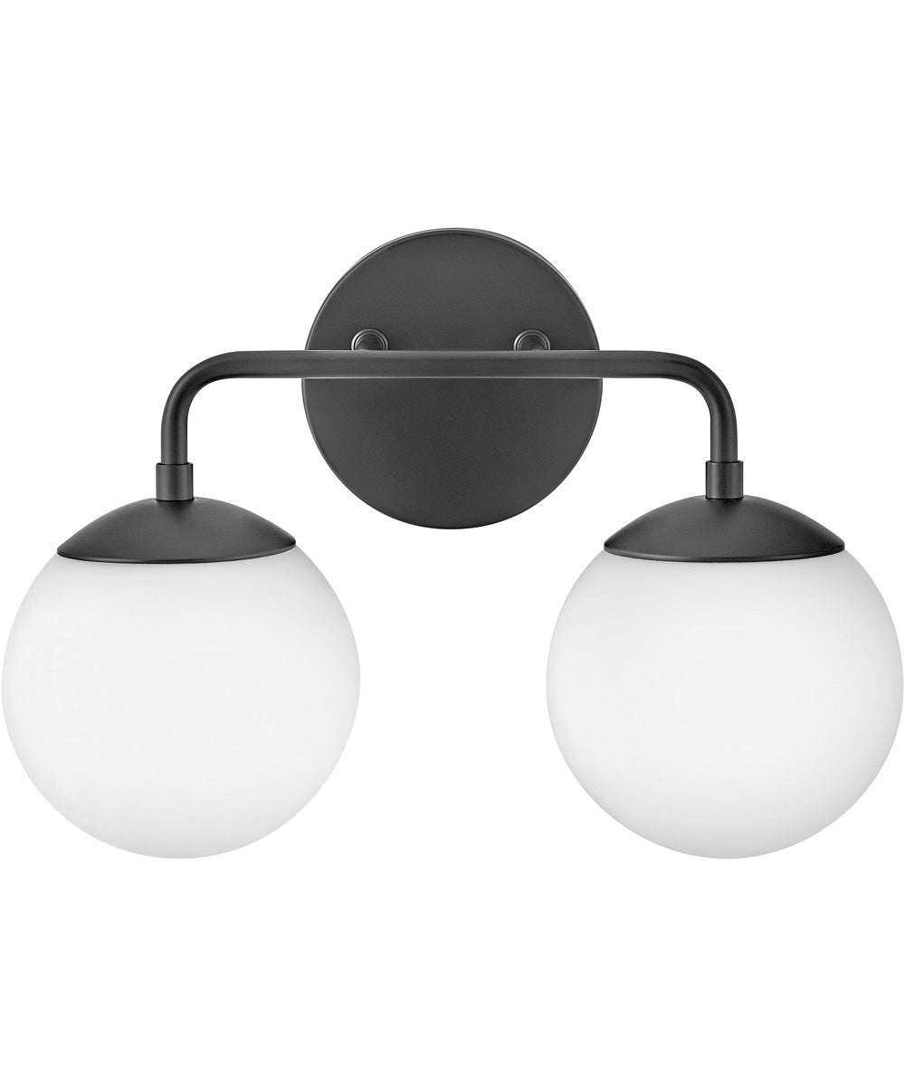 Julep 2-Light Small Two Light Vanity in Black