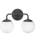 Julep 2-Light Small Two Light Vanity in Black