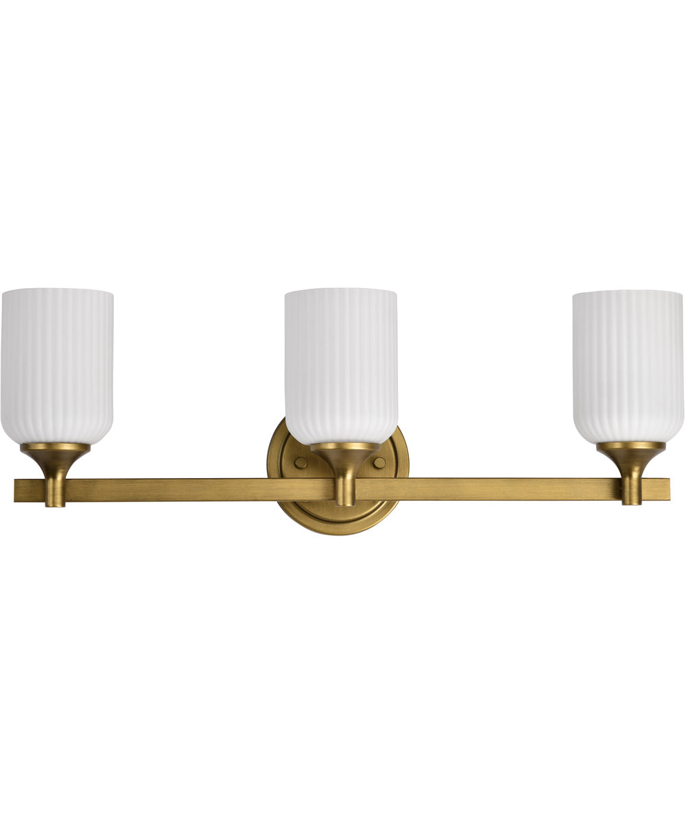 Solara 3-Light Vanity & Wall Natural Brass