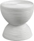 Bongo White Rattan Side Table