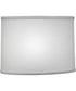 14x15x10 White Butcher Linen Drum Hardback Lampshade