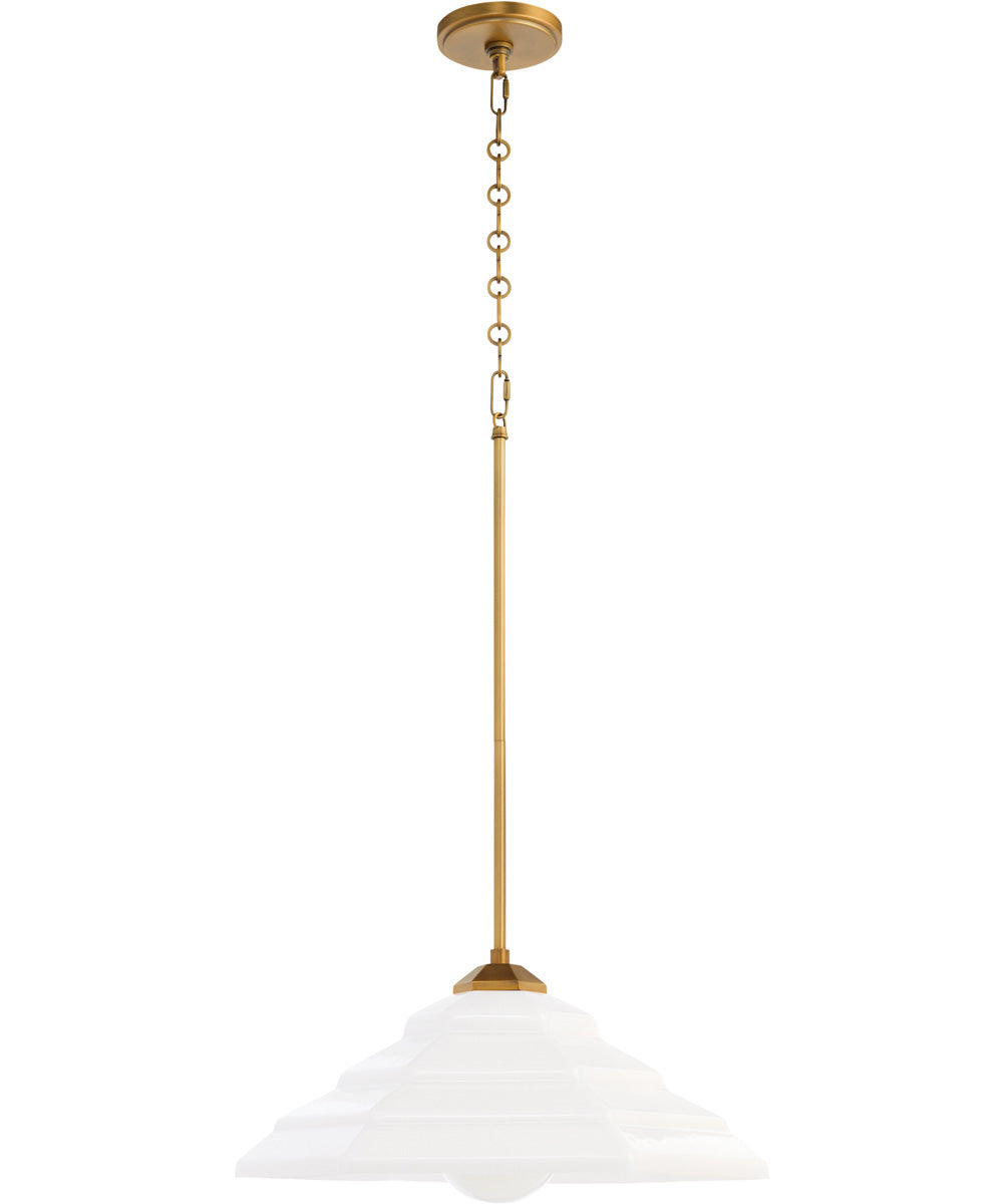Rainier Pendant Brushed Brass