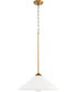 Rainier Pendant Brushed Brass