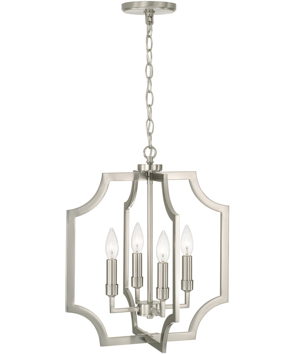 Courtney 4-Light Foyer Brushed Nickel