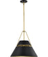 Adina 3-Light Pendant Matte Black