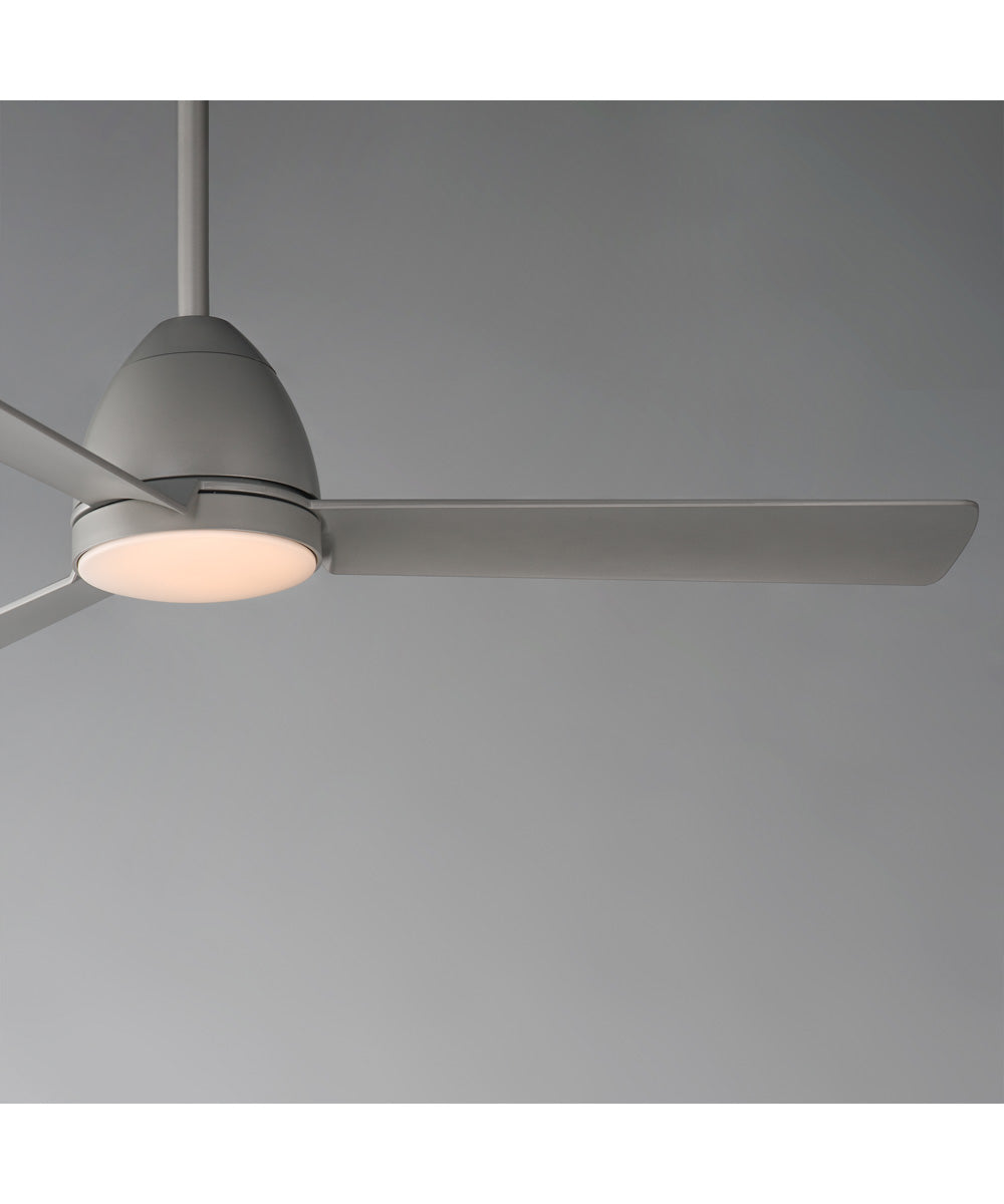 Seaborne 52 inch Marine Grade Fan w LED Light Kit Satin Nickel