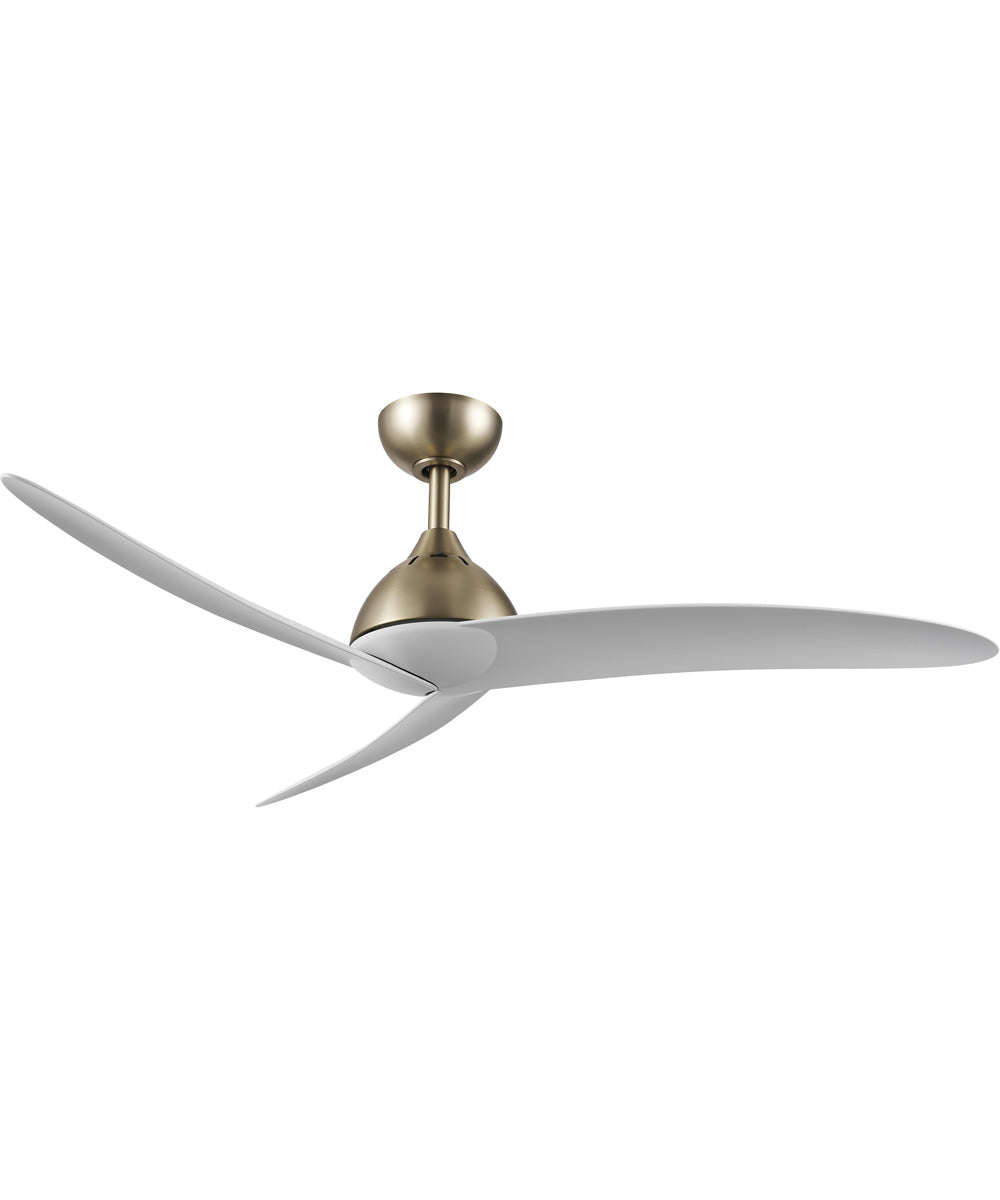 Nirra 52-in. 3-Blade Modern Ceiling Fan Champagne Bronze