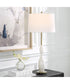 Annora Glossy White Table Lamp