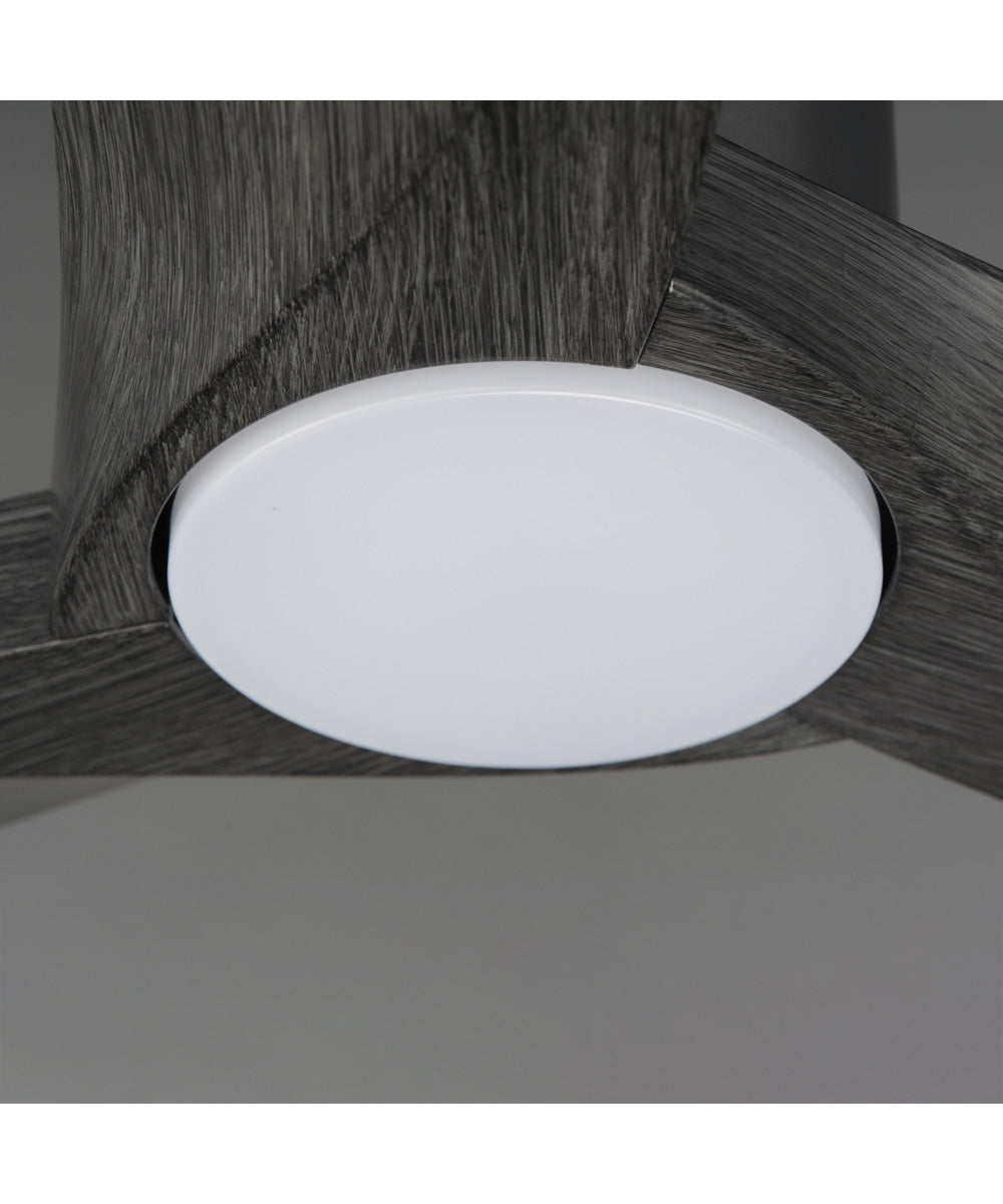 Drifter 52 inch Outdoor Fan w LED Charcoal / Grey Wood