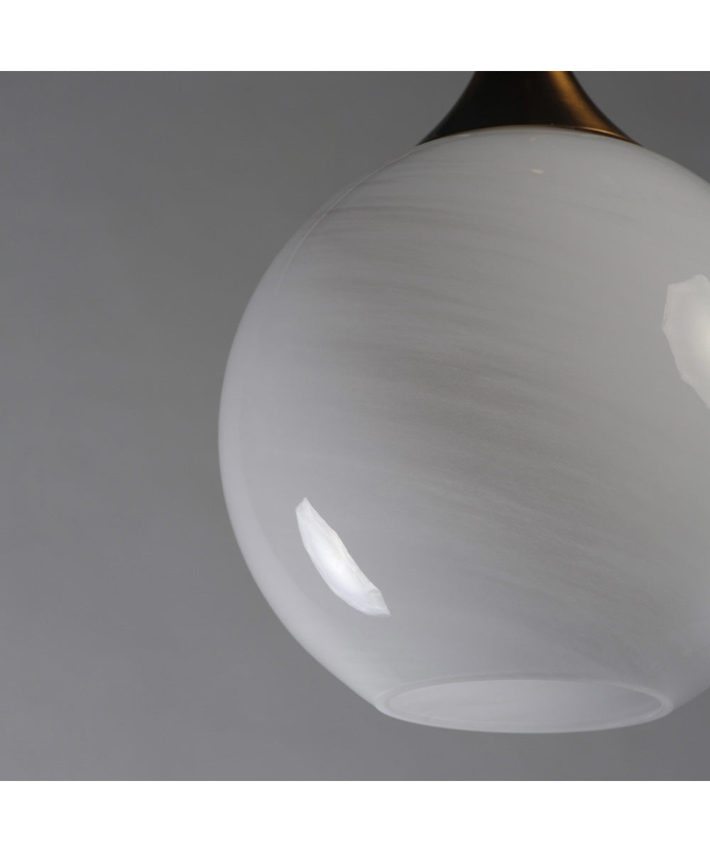 Neve Single Pendant Natural Aged Brass