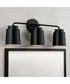 Pratt 3-Light Vanity Matte Black