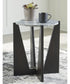 Tellrich Accent Table Black/White