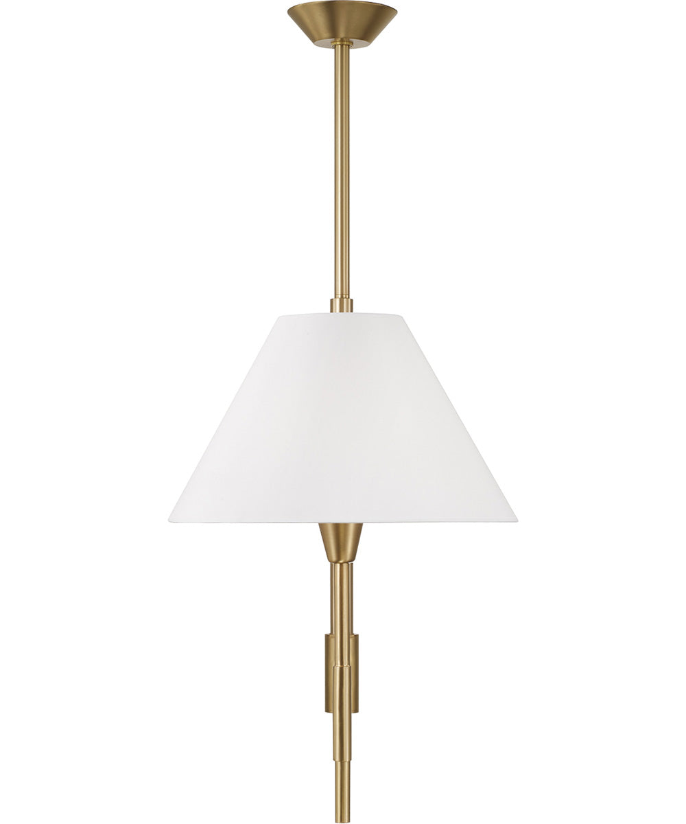 Leland 2 -Light-Linear Chandelier Aged Brass