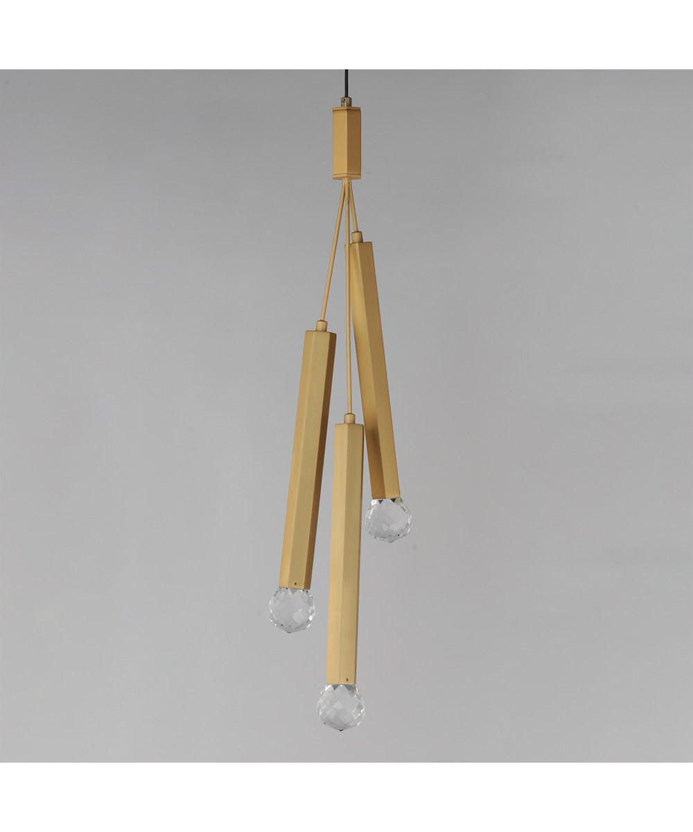 Allumettes 3-Light LED Pendant Gold
