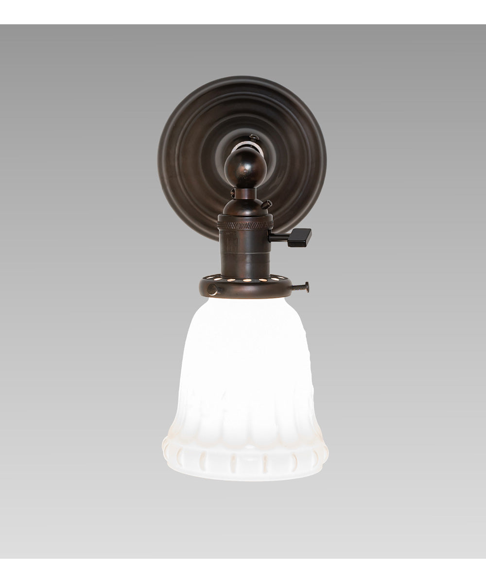 5" Wide Revival Floral Wreath Wall Sconce