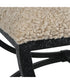 Hacienda Plush Latte Small Bench