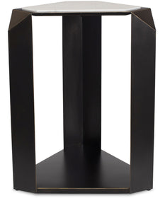 Keenan Geometric Accent Table
