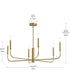 Reines 6-Light Large Chandelier Brushed Gold