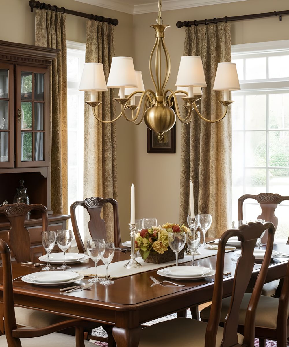 4x6x5 Cream Aberdeen Empire Candelabra Hardback Lampshade