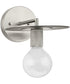 Trimble 1-Light Wall Bracket Brushed Nickel