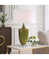 Adela Moss Green Table Lamp