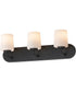 Durham 3-Light Strip Bath Vanity Black