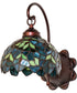 8" Wide Nightfall Wisteria Wall Sconce