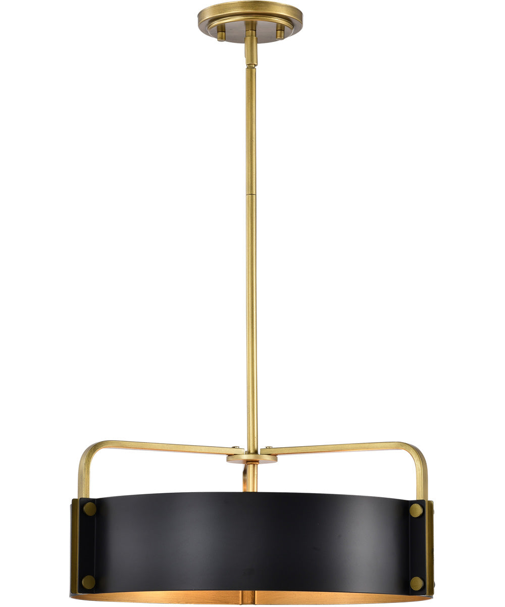 Altos 4-Light Pendant Matte Black