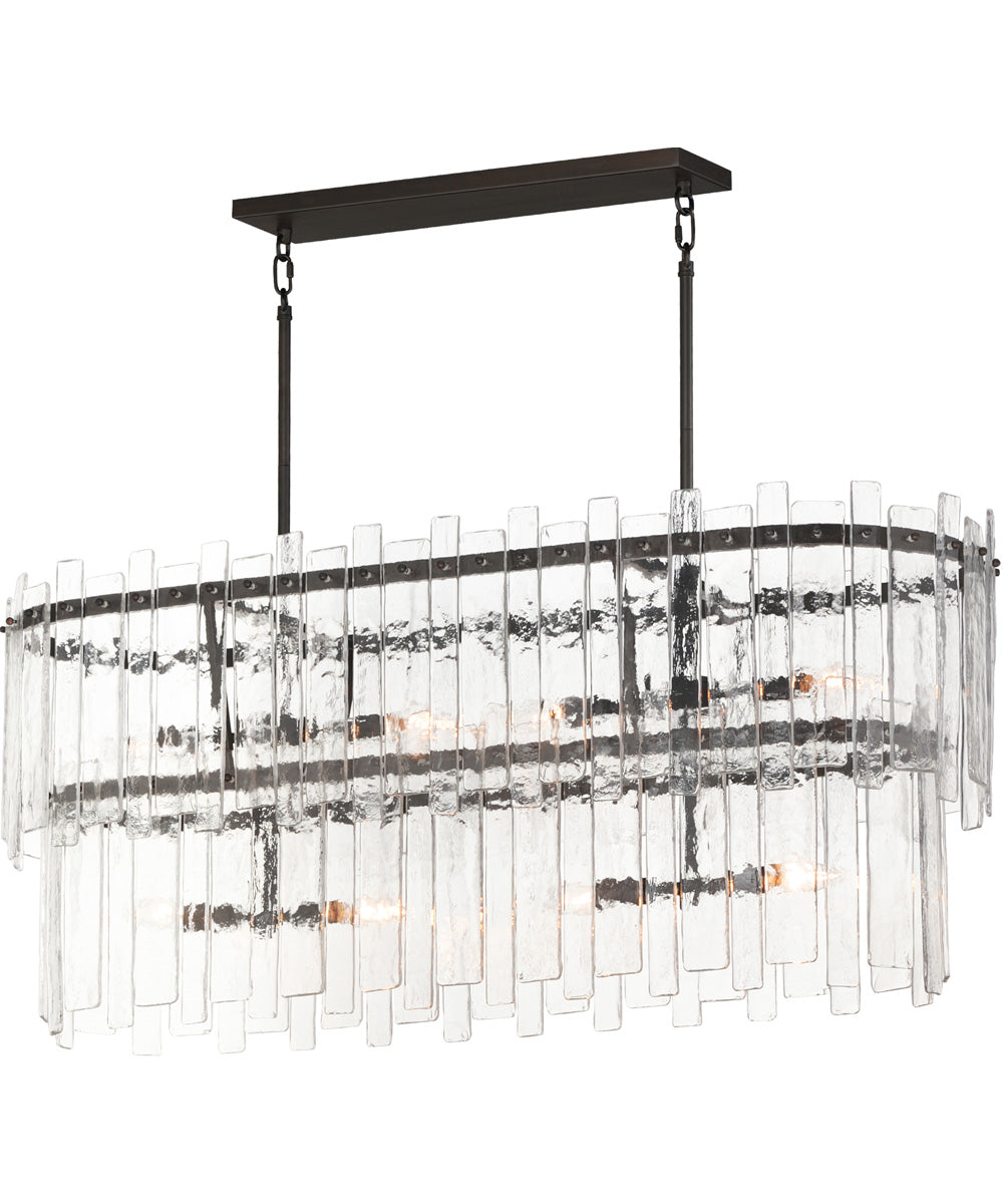 Warren 8-Light Linear Dark Bronze