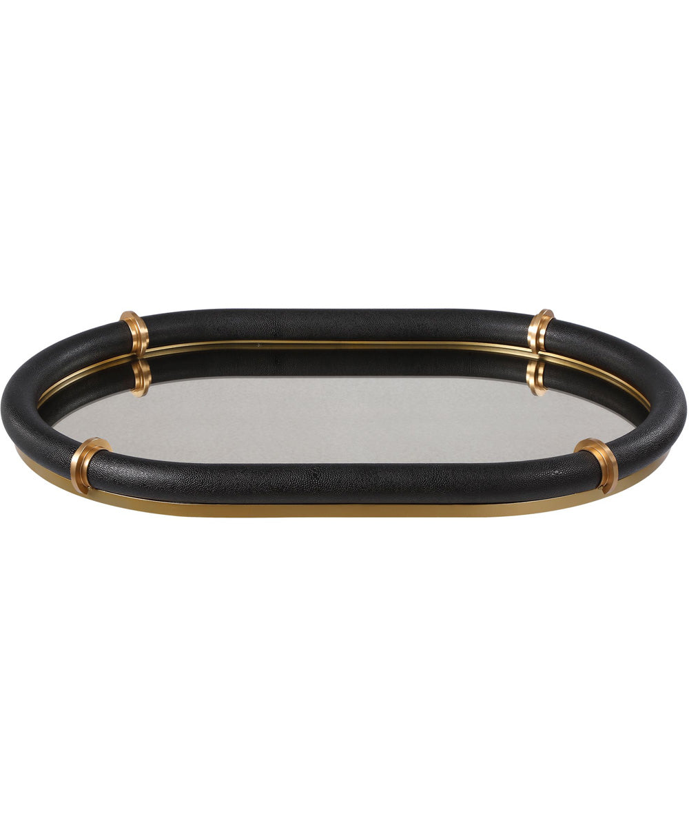 Cyprus Black Oval Tray