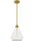 Quoizel Pendant Small 1-light Mini Pendant Brushed Gold
