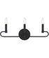 Summit 3 Light Vanity Matte Black