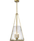 Valentine 3-Light Pendant Vintage Brass