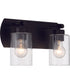 Hendrix 2-Light Lighting Flat Black