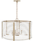 Brynn 4-Light Pendant Aged Brass Painted
