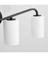 Rutherford 4-light Bath Vanity Light Matte Black